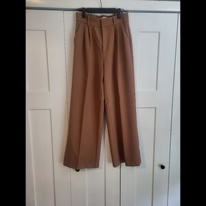 Stylish Brown Wide-Leg Trousers